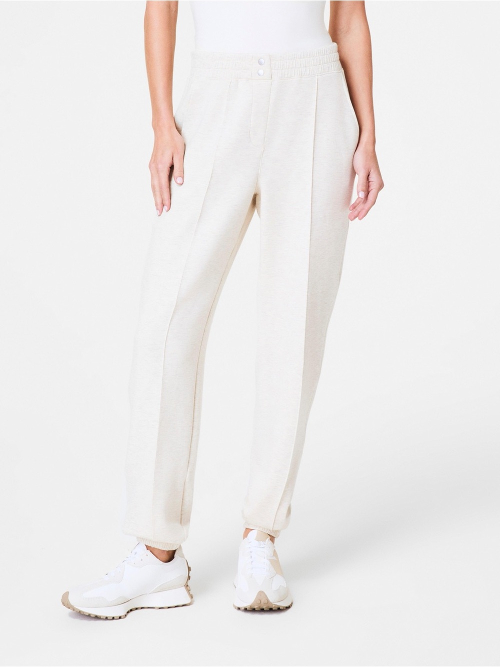 Spanx Air Essentials Jogger Pants size XS cream athleisure soft